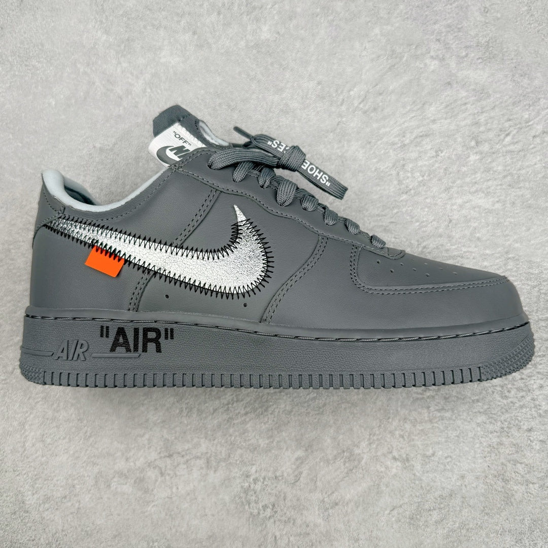 NIKE AIR FORCE 1 LOW x OFF WHITE GHOST GREY - perfil