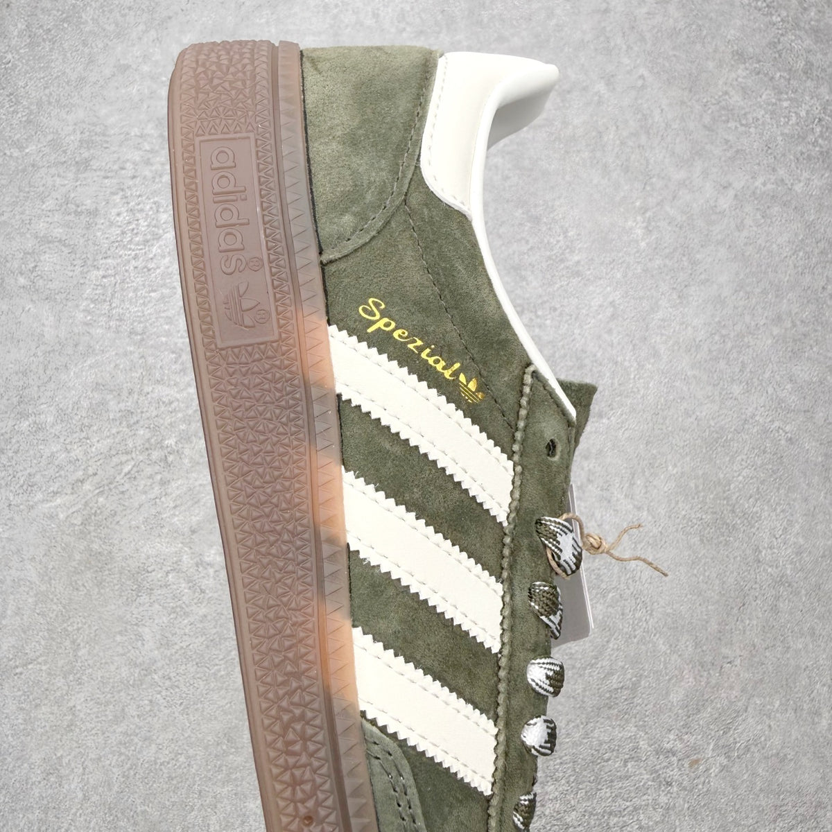 Adidas 'Handball Spezial' Olive Strata / Cream White / Gum - foto 2