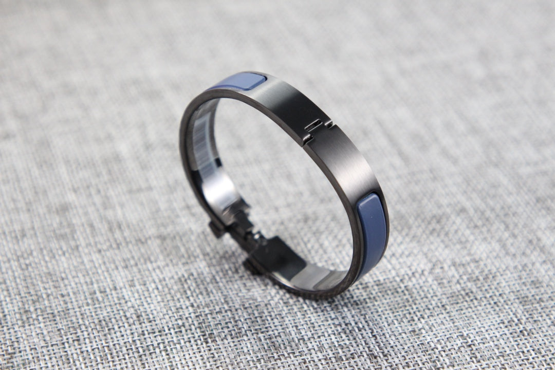 Hermès Clic H - Azul Marinho/Preto - foto 4