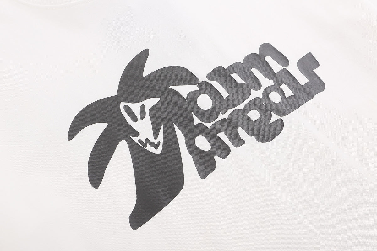 Camiseta Palm Angels Palmonster Graphic - Branco/Preto (Oversized)