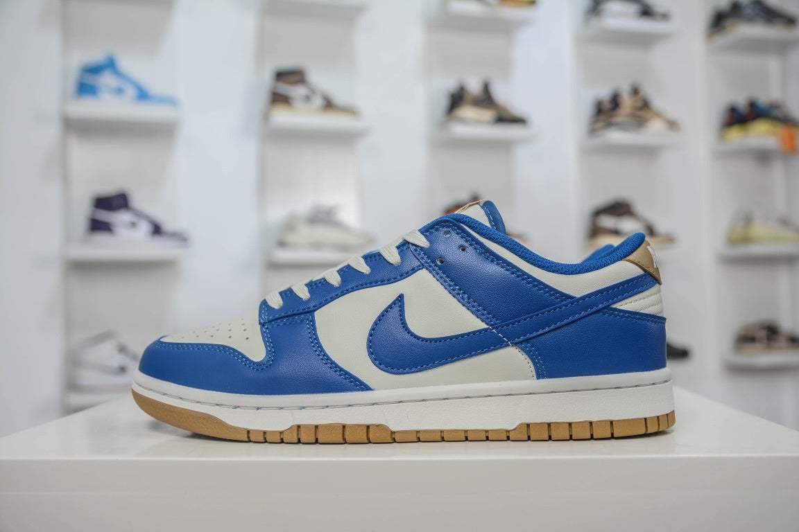 Nike Dunk Low Game Royal Metallic Gold - lateral principal