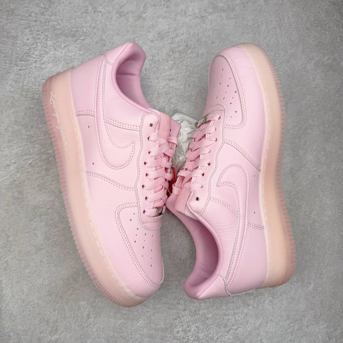 Nike x NOCTA Air Force 1 Low Love You Forever Pink Foam - par