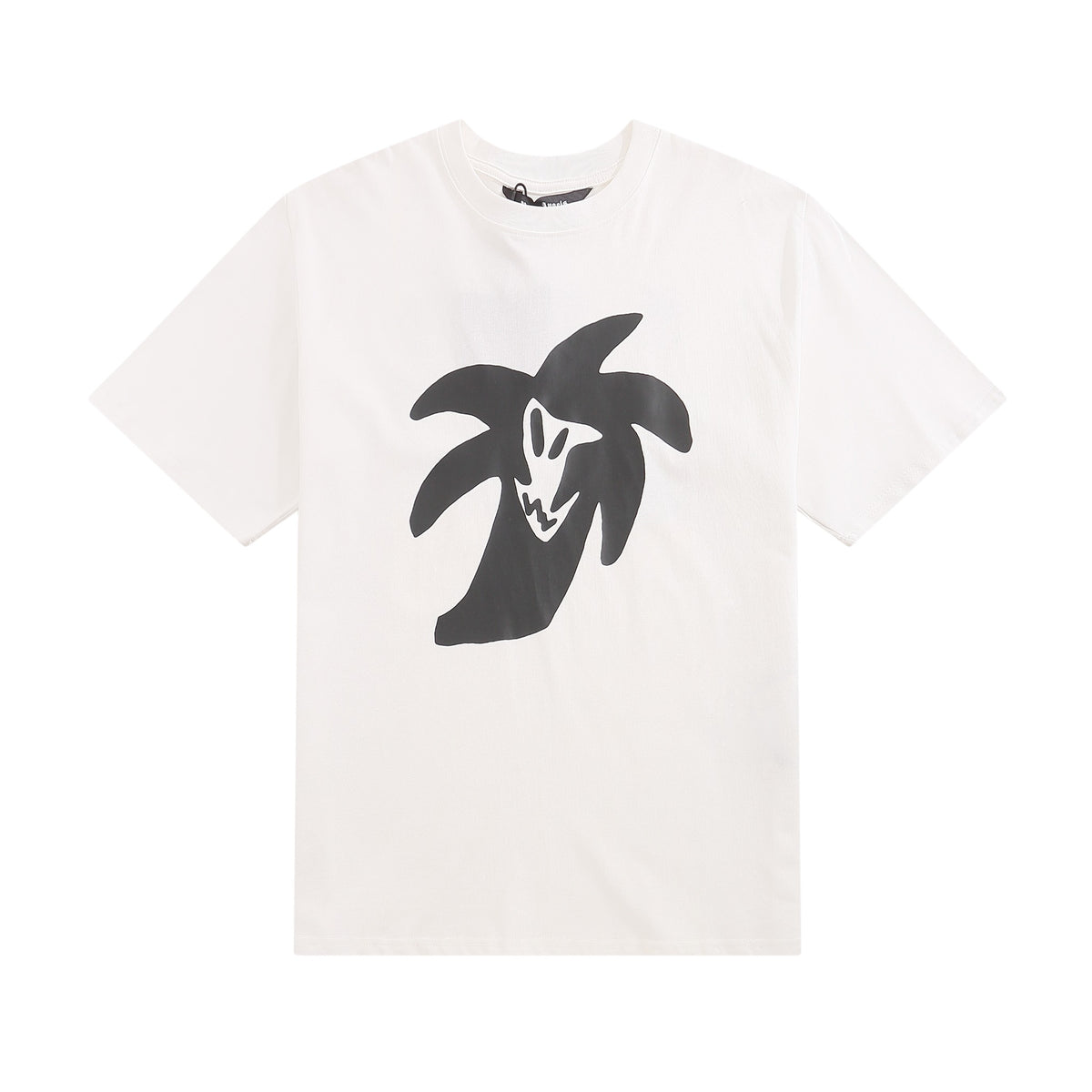Camiseta Palm Angels Honfer Oversized branca frente