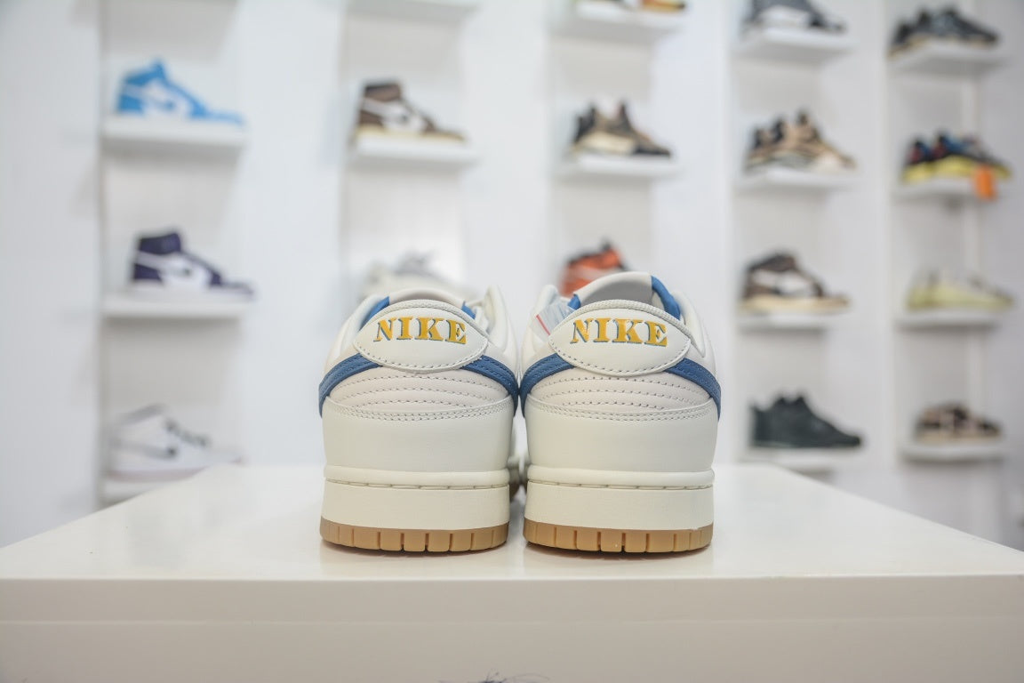NIKE DUNK LOW SE SAIL DARK MARINA BLUE - traseira