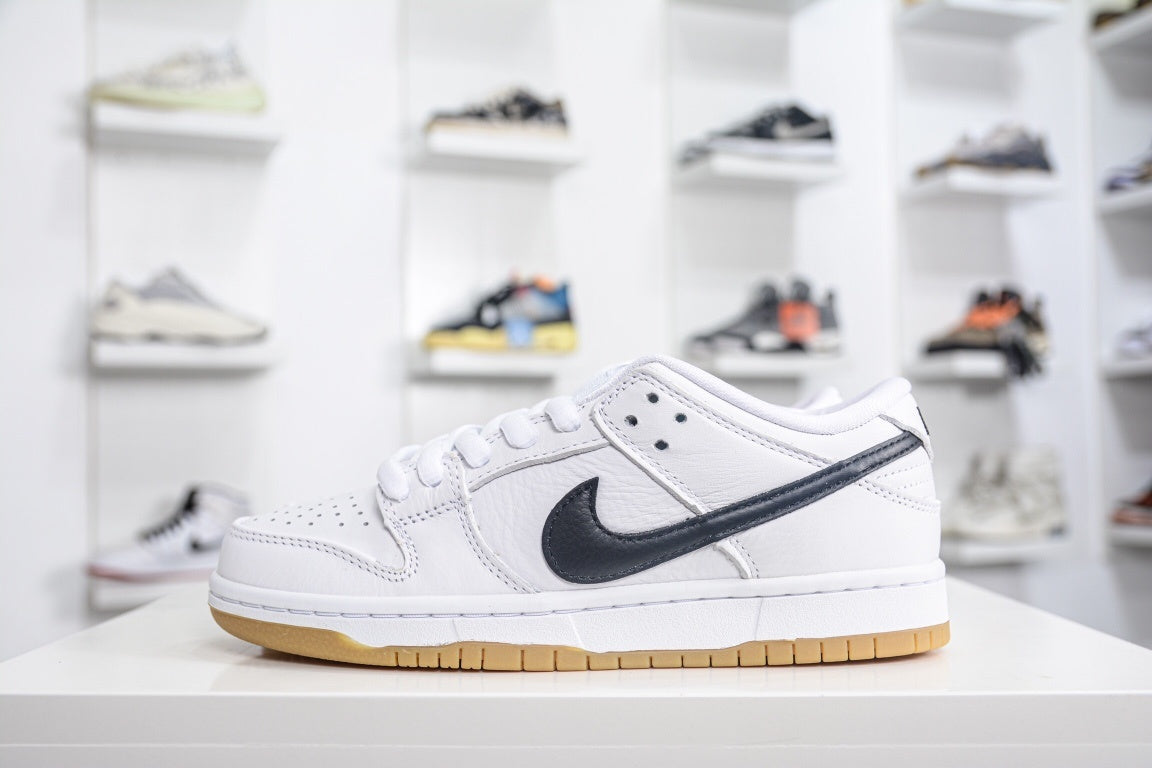 NIKE SB DUNK LOW PRO WHITE GUM - lateral oposta