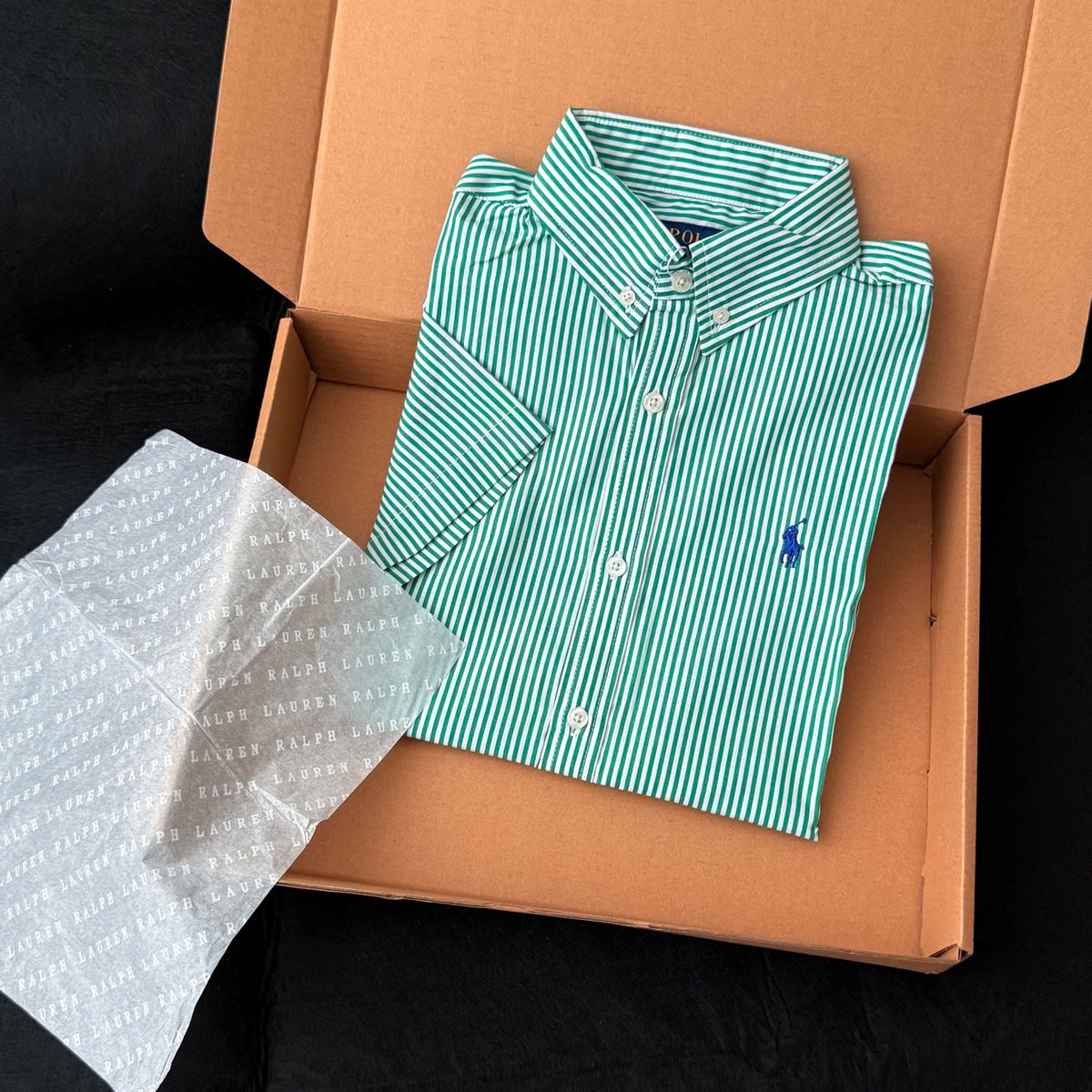 Camisa Social Manga Curta Polo Ralph Lauren