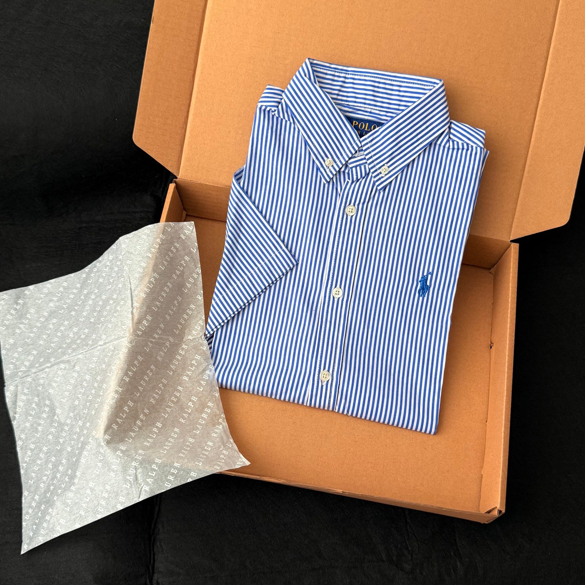Camisa Social Manga Curta Polo Ralph Lauren