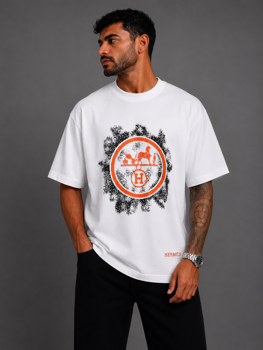 Camiseta Hermès (Oversized)