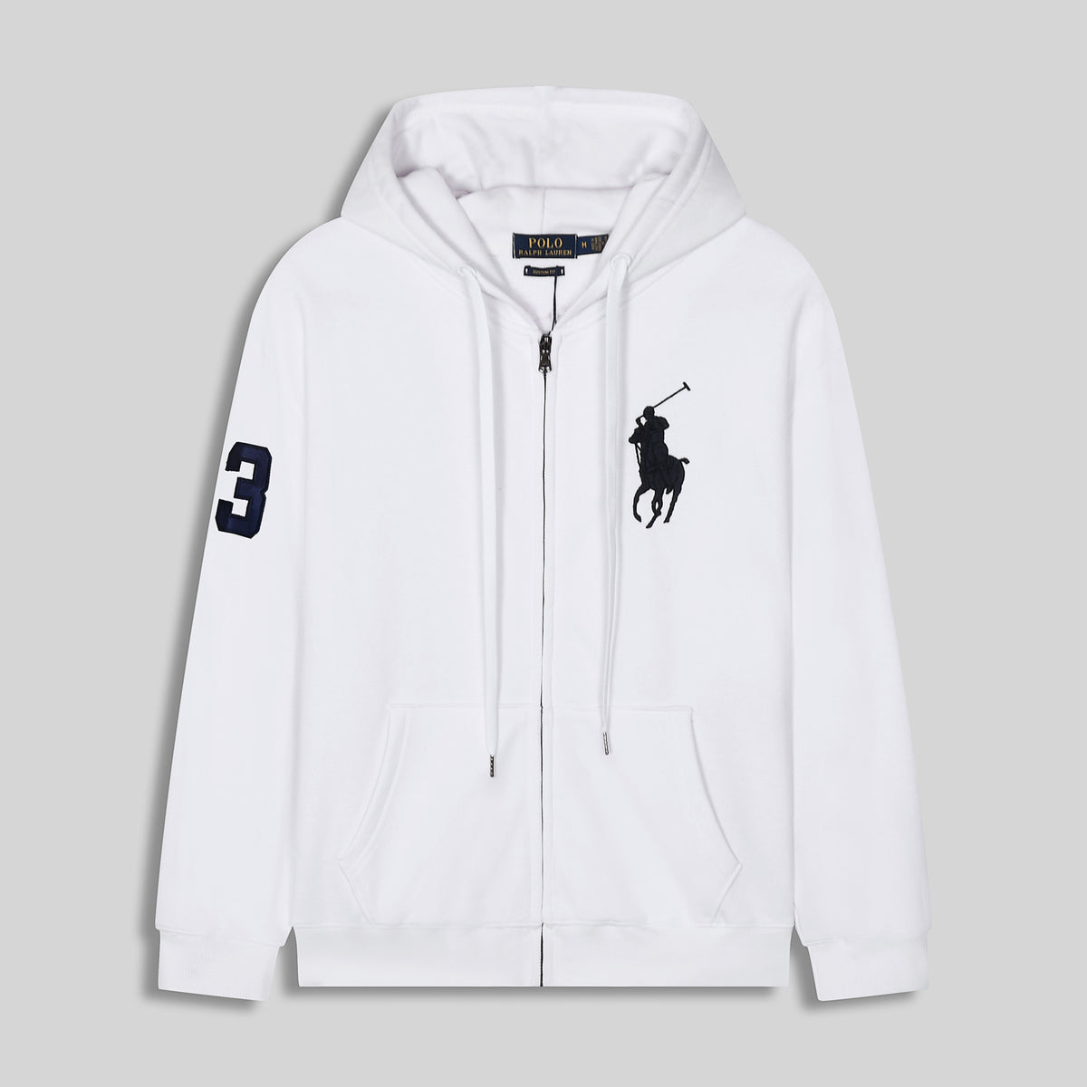 Hoodie com Zíper Polo Ralph Lauren