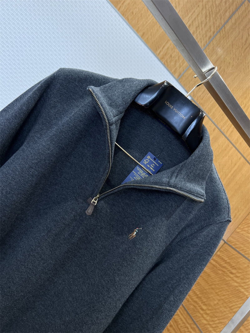 Suéter Gola Alta Meio Zíper Polo Ralph Lauren