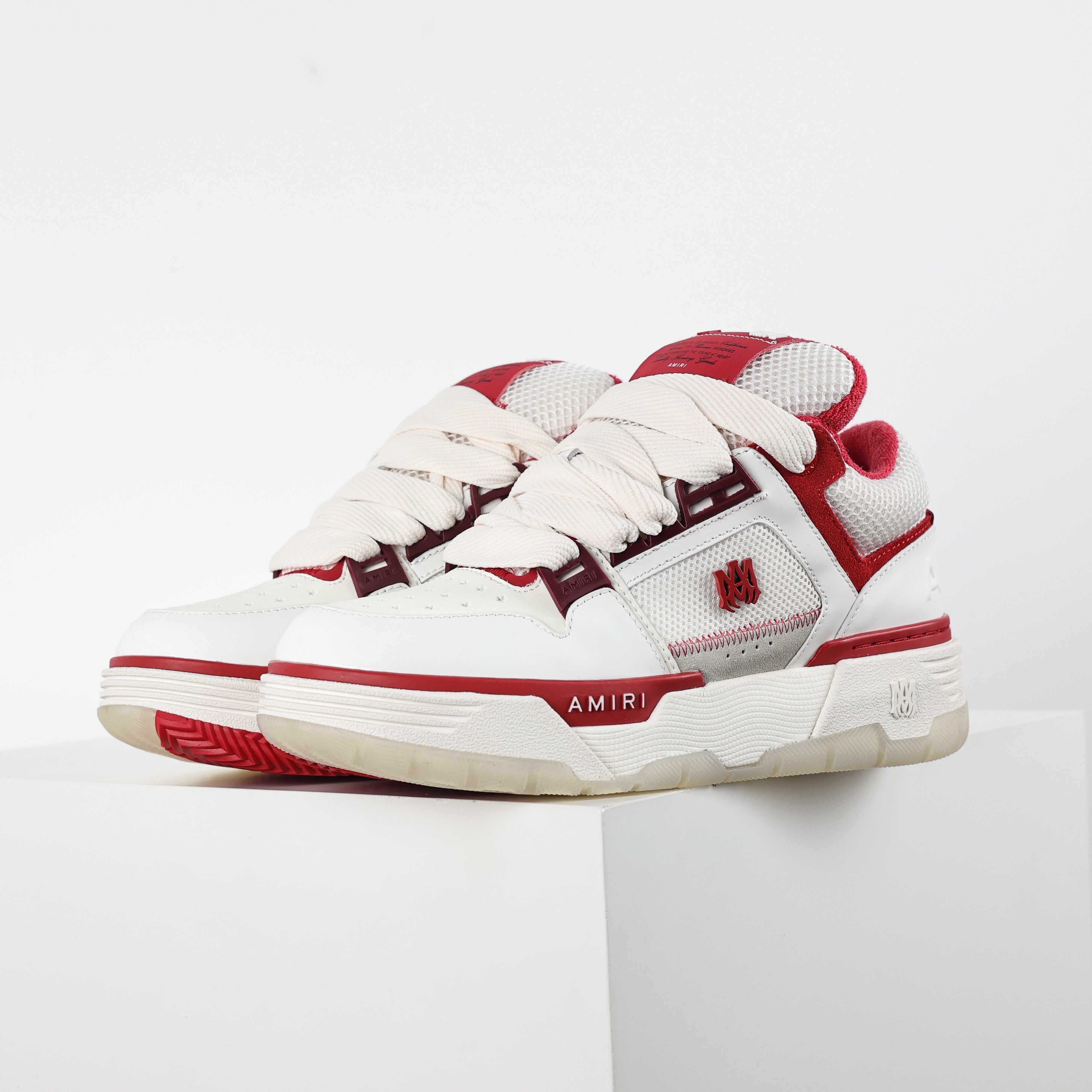 Tenis AMIRI MA-1 - Branco/Vermelho