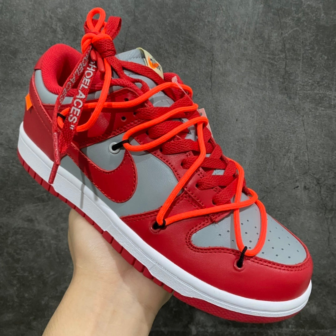 NIKE DUNK LOW x OFF WHITE 'UNIVERSITY RED'