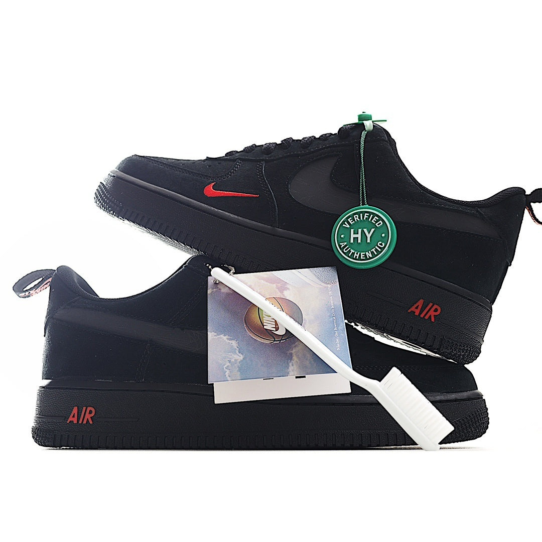 NIKE AIR FORCE 1 LOW BLACK ORANGE