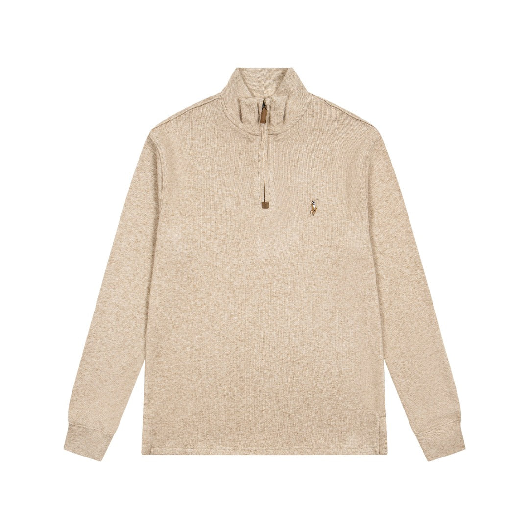 Suéter Gola Alta Meio Zíper Polo Ralph Lauren