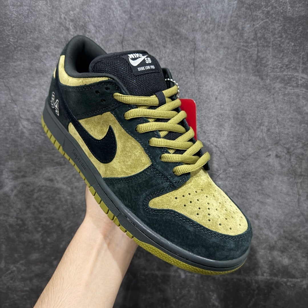 NIKE DUNK LOW SB x SUPREME '94 INK' CAMPER GREEN