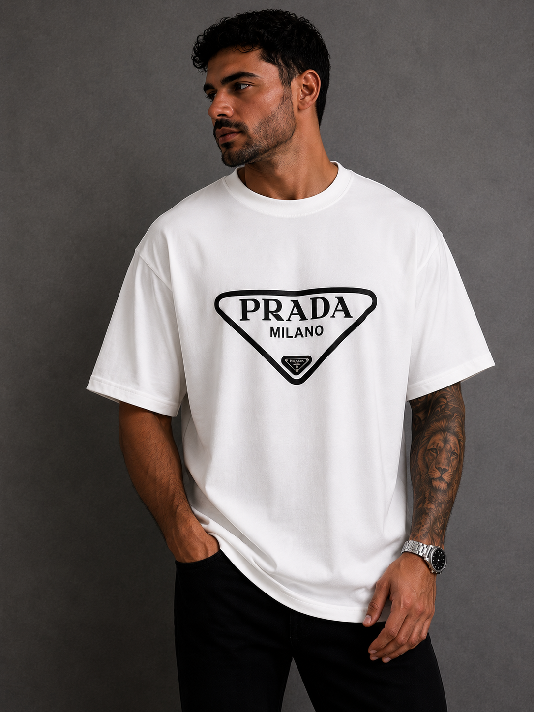 Camiseta Prada (Oversized)