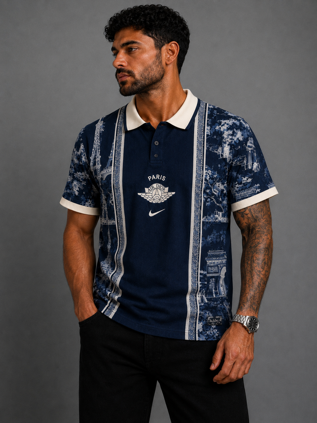 Camiseta PSG x NIKE x DIOR 'Especial Edition'