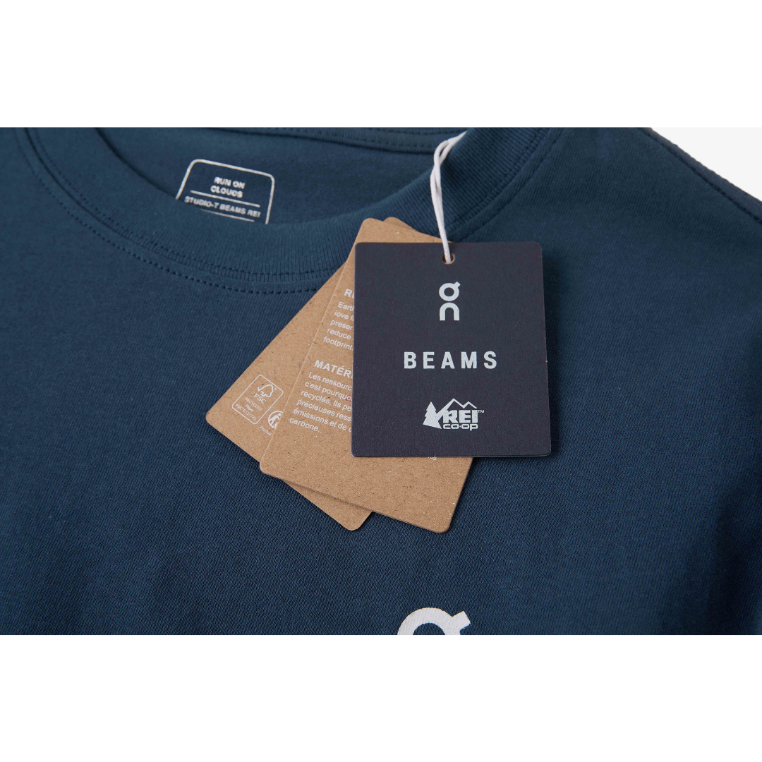Camiseta ON RUNNING x STUDIO-T BEAMS REI (Limited Edition)