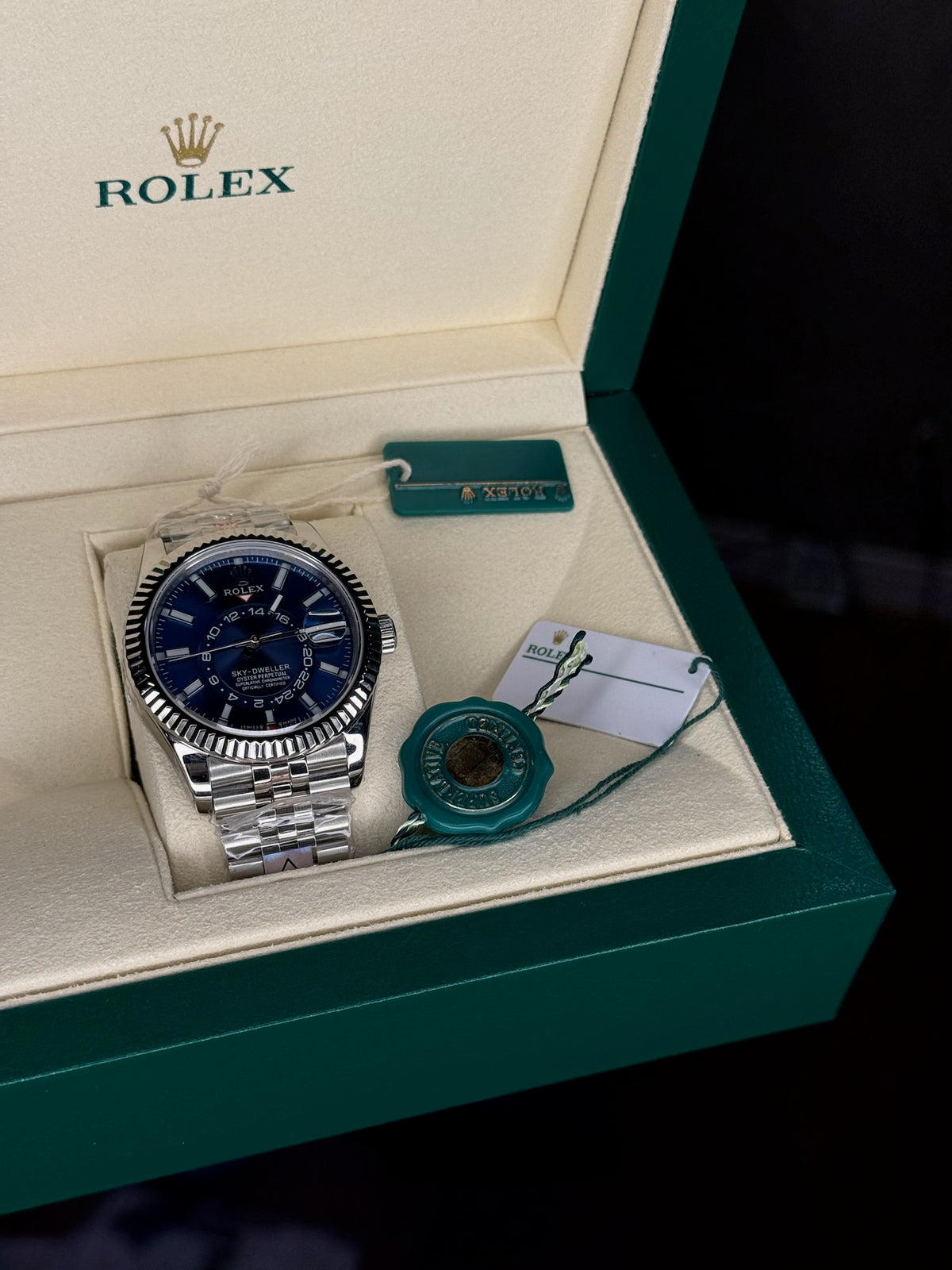 Sky-Dweller Blue Dial