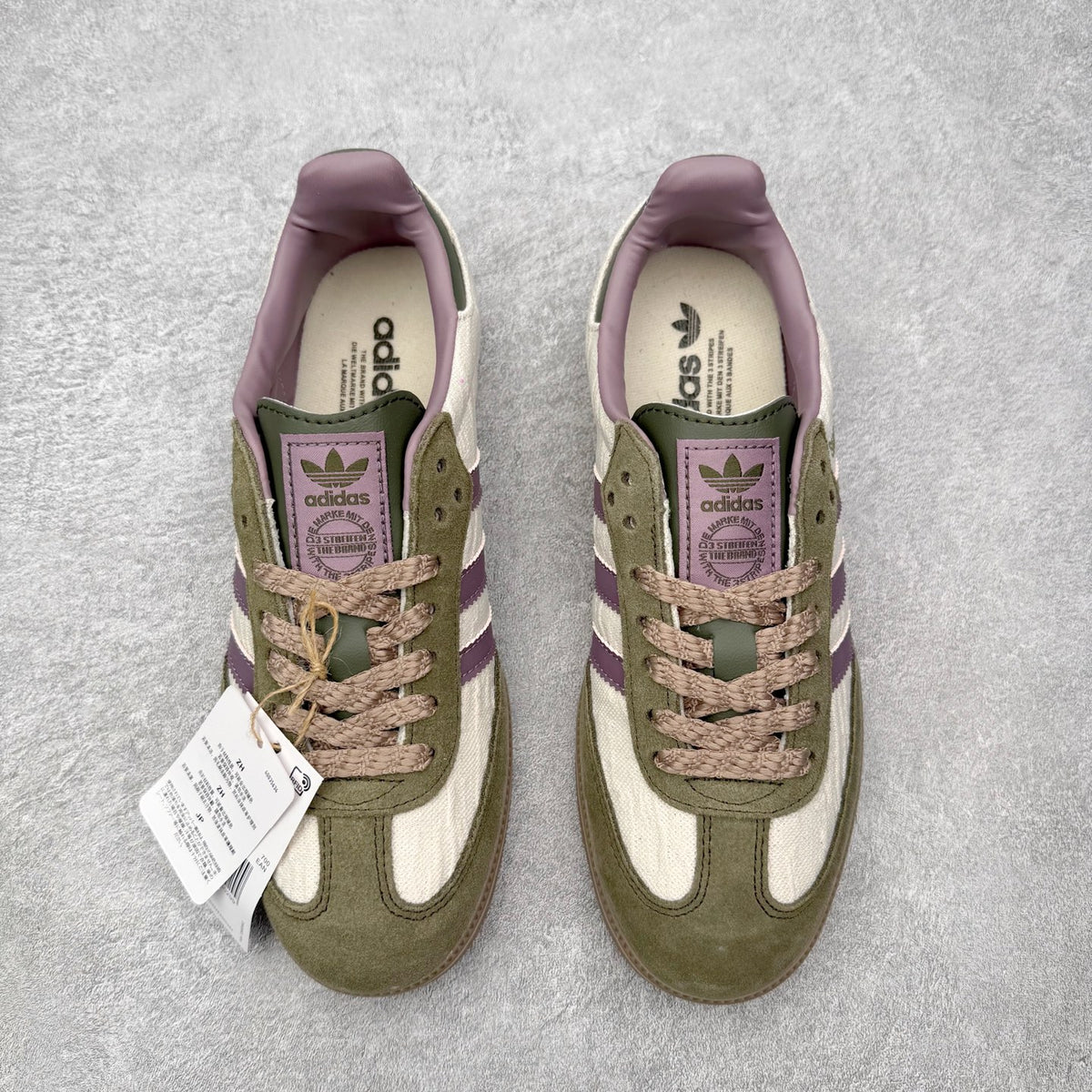 Adidas Samba OG 'Legacy Purple Olive Strata' - superior