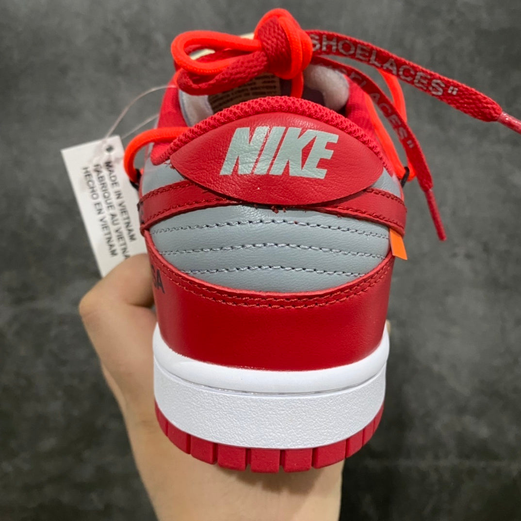 NIKE DUNK LOW x OFF WHITE 'UNIVERSITY RED'