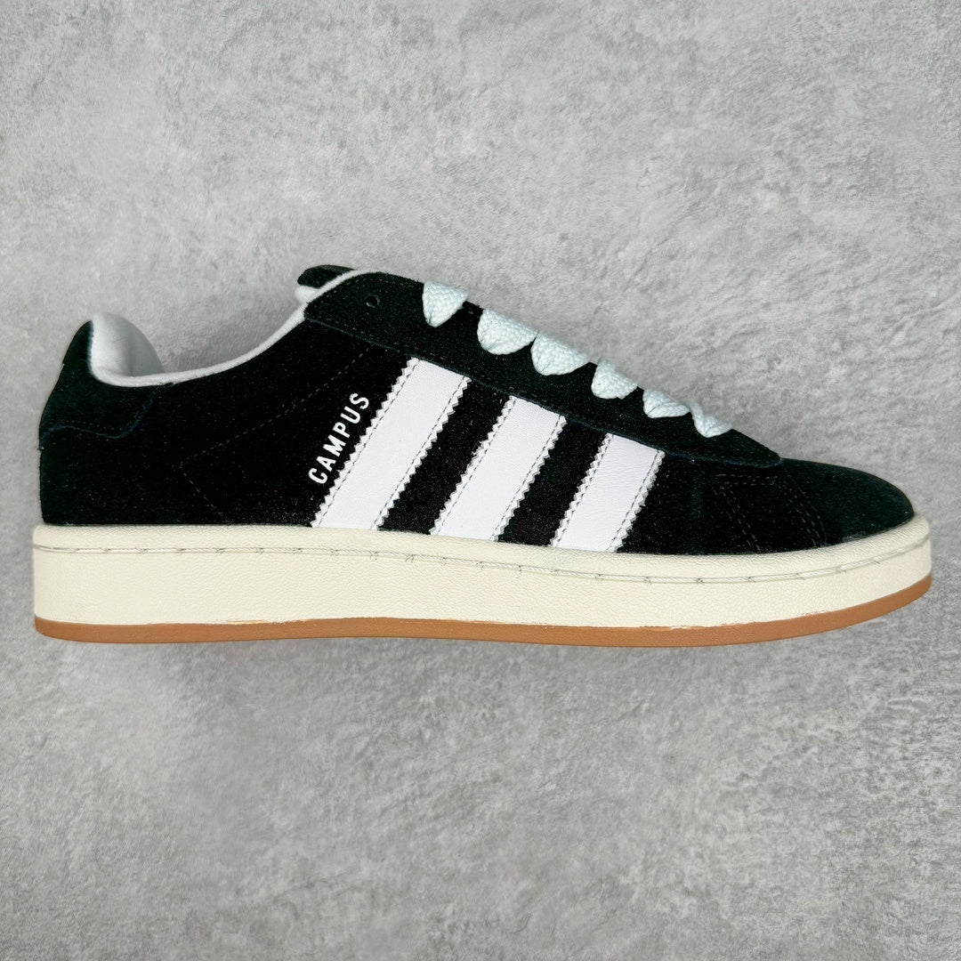 Adidas Campus 00s preto e branco - vista lateral