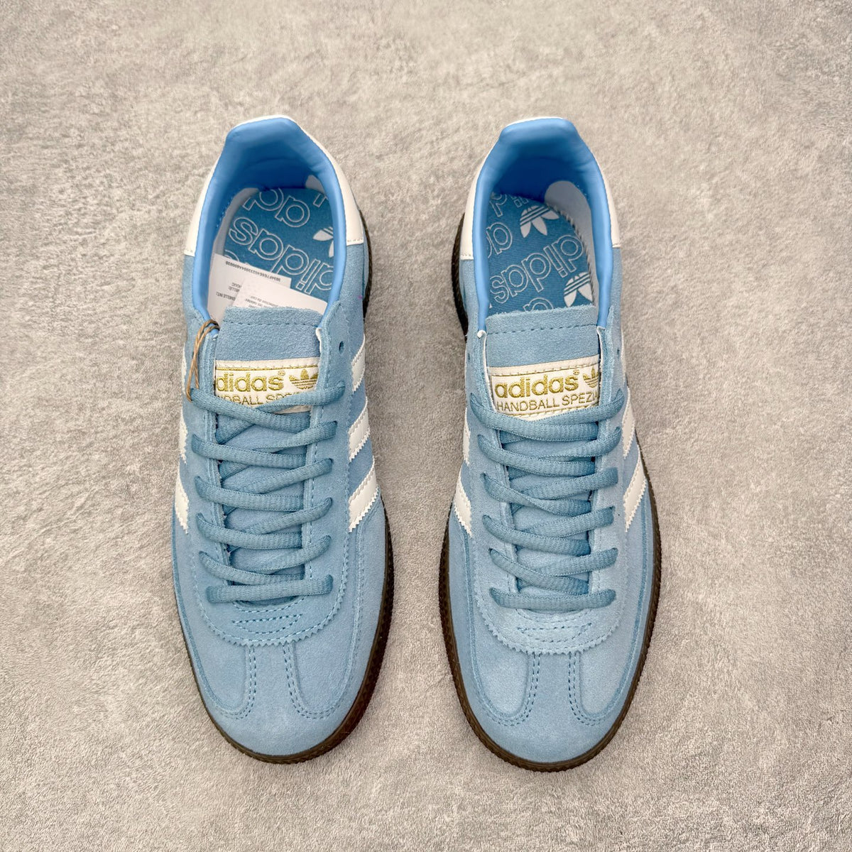 Adidas 'Handball Spezial' Light Blue / Cloud White / Gum