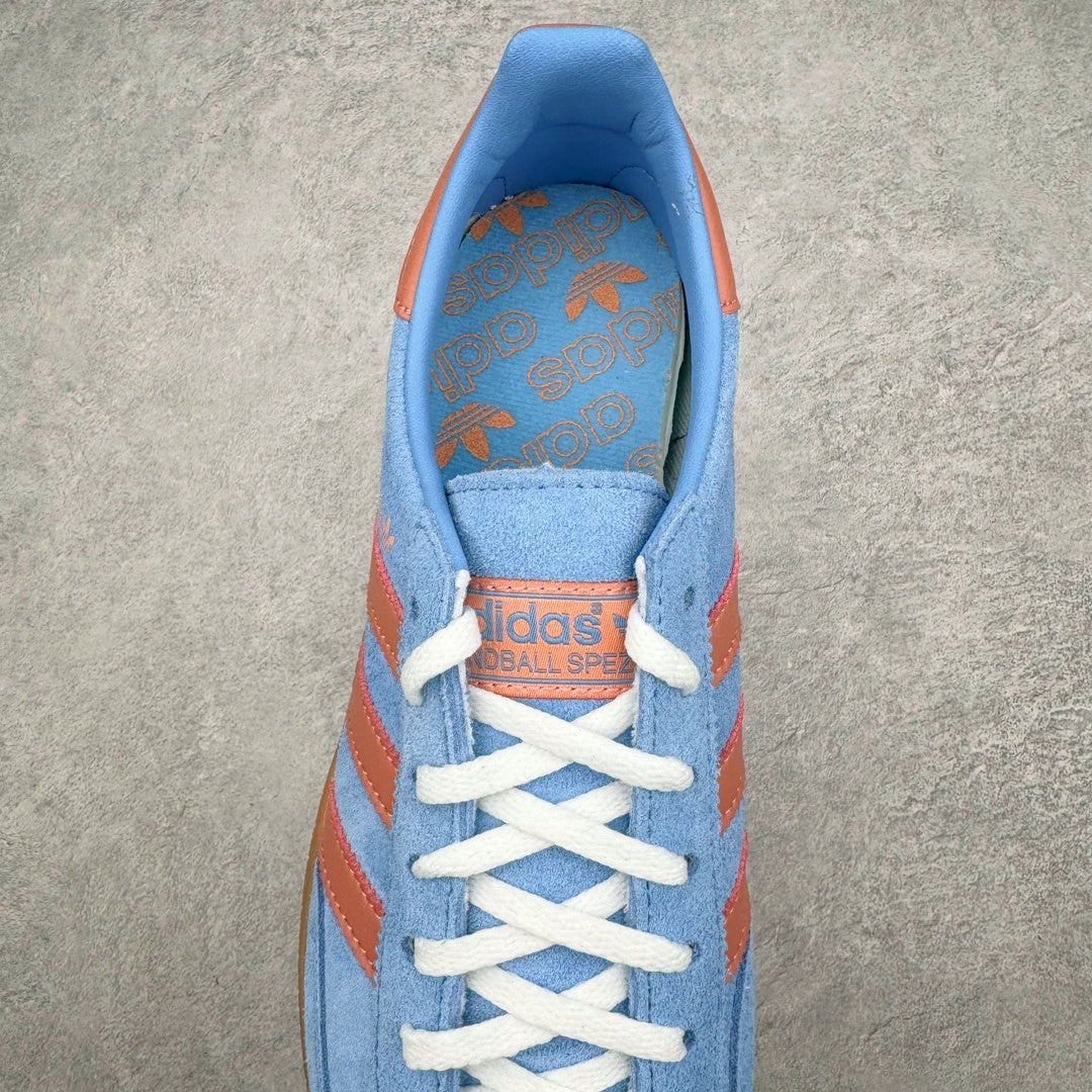 Adidas Handball Spezial Light Blue Wonder Clay - detalhe superior