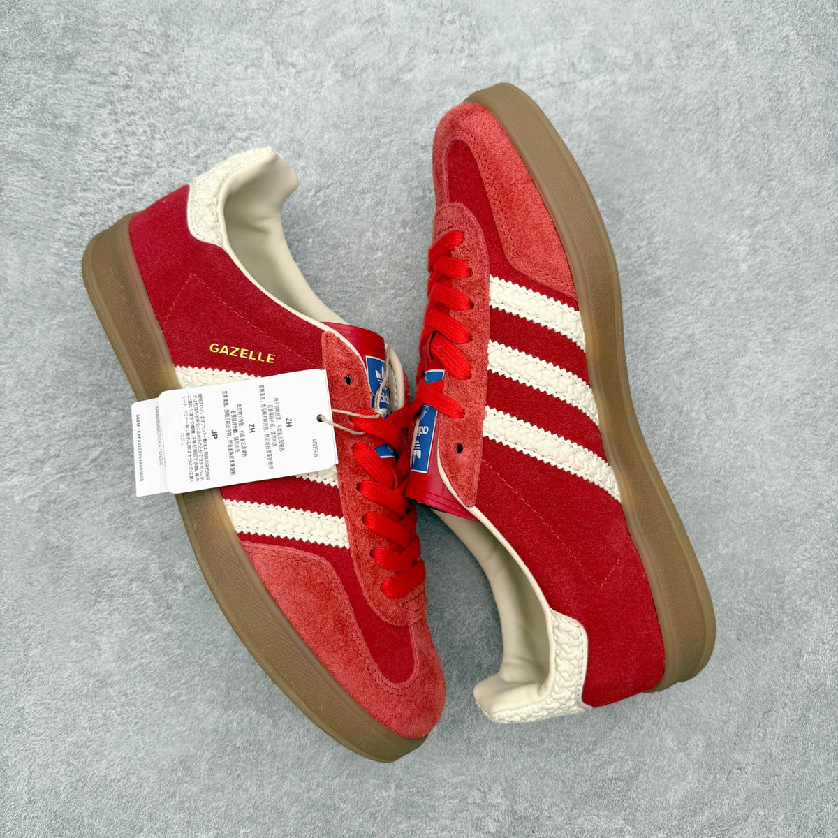 Adidas Gazelle Indoor Better Scarlet Wonder White Gum - par