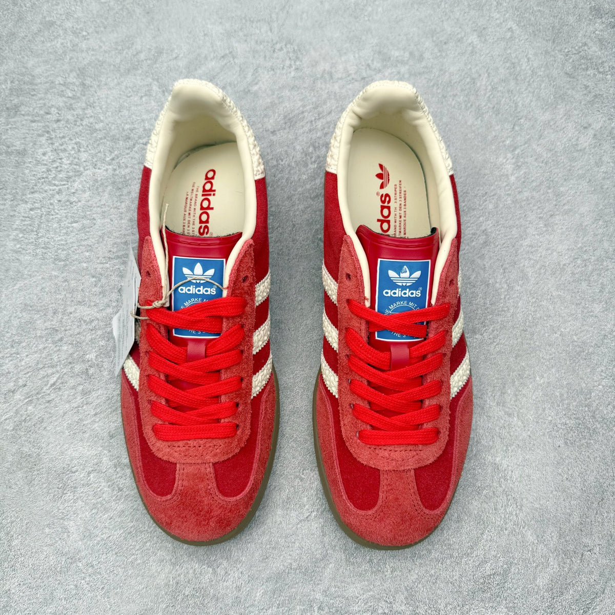 Adidas Gazelle Indoor Better Scarlet Wonder White Gum - vista superior