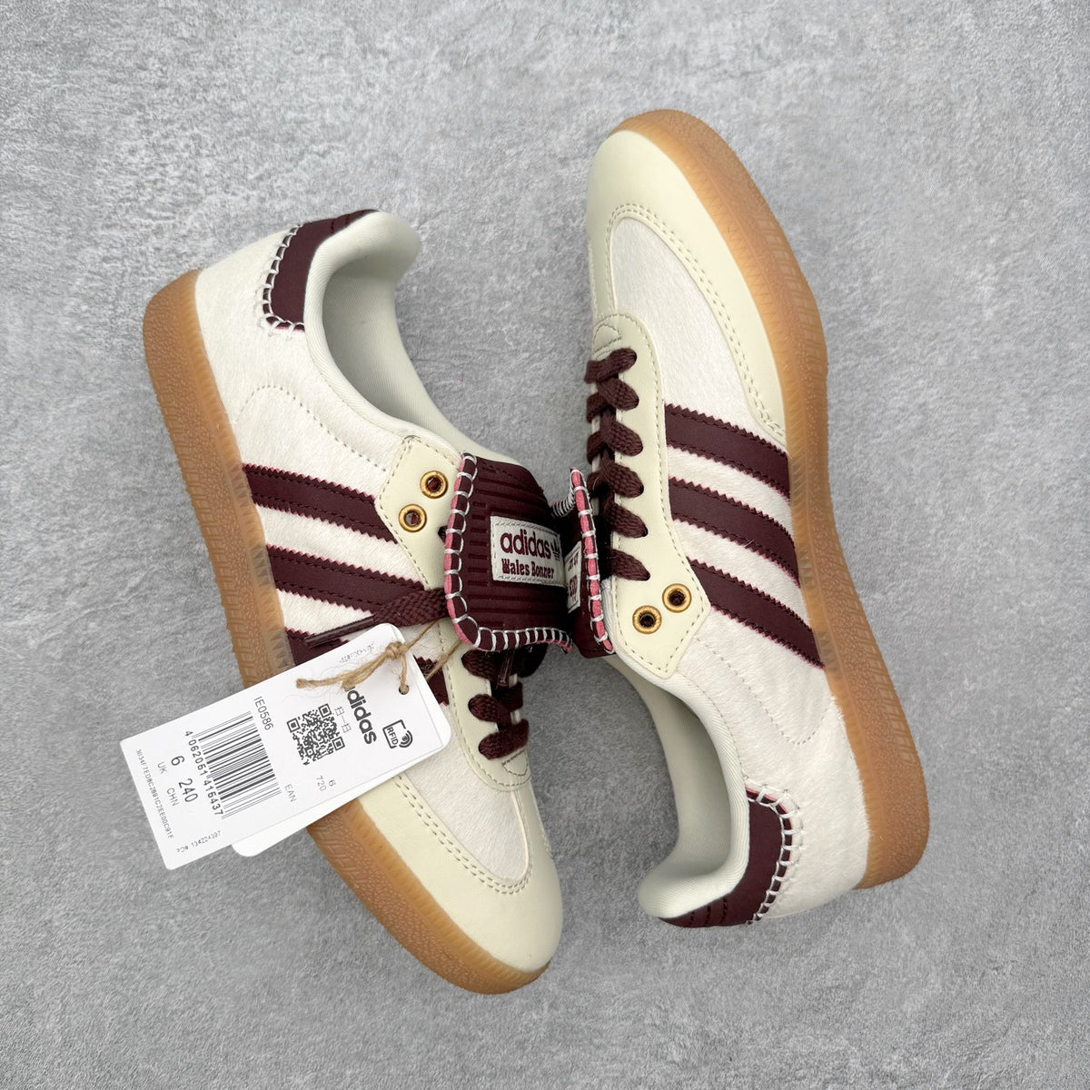 Adidas x Wales Bonner 'Samba Pony Tonal Low' Cream White / Mystery Brown - foto 4