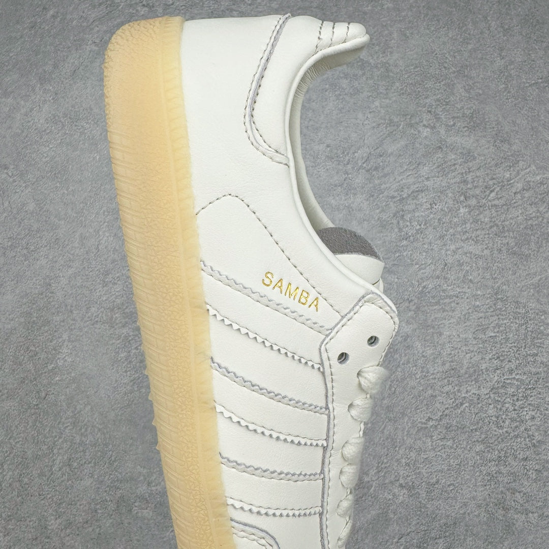 Adidas Samba OG Cloud White Cloud White Gum detalhe