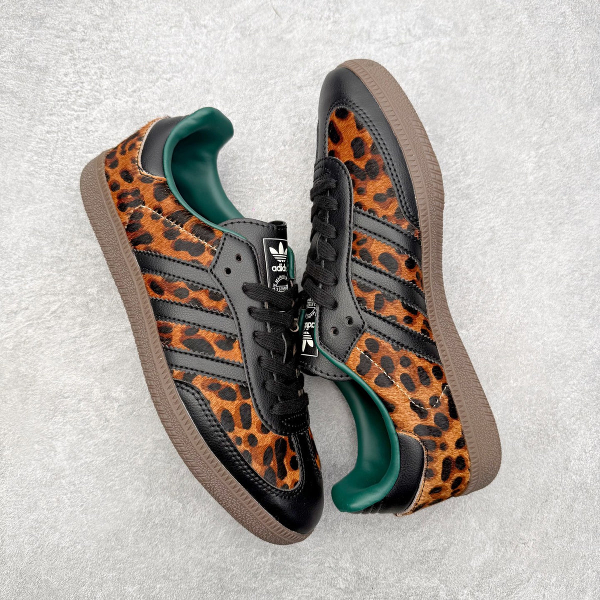 Adidas Samba OG Core Black Collegiate Green - par
