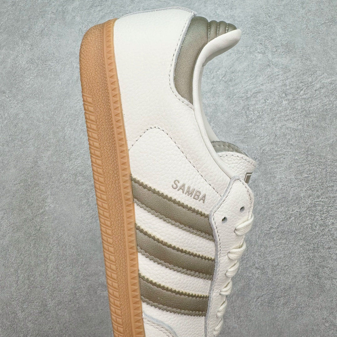 Adidas Samba OG Cream White Preloved Brown Gum detalhe