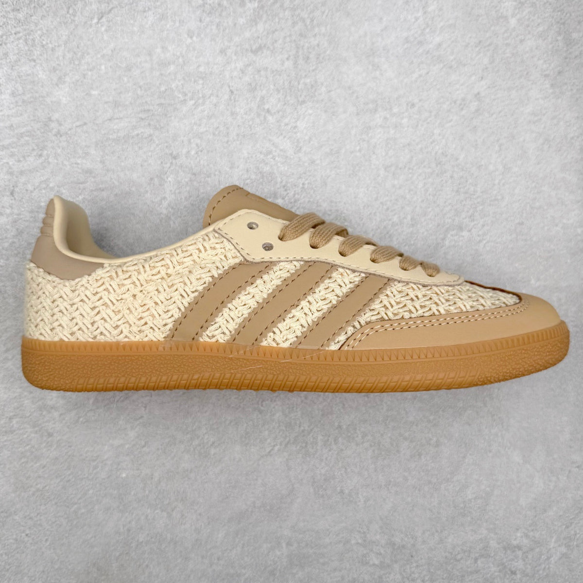 Adidas Samba OG Crochet Sand Strata lateral