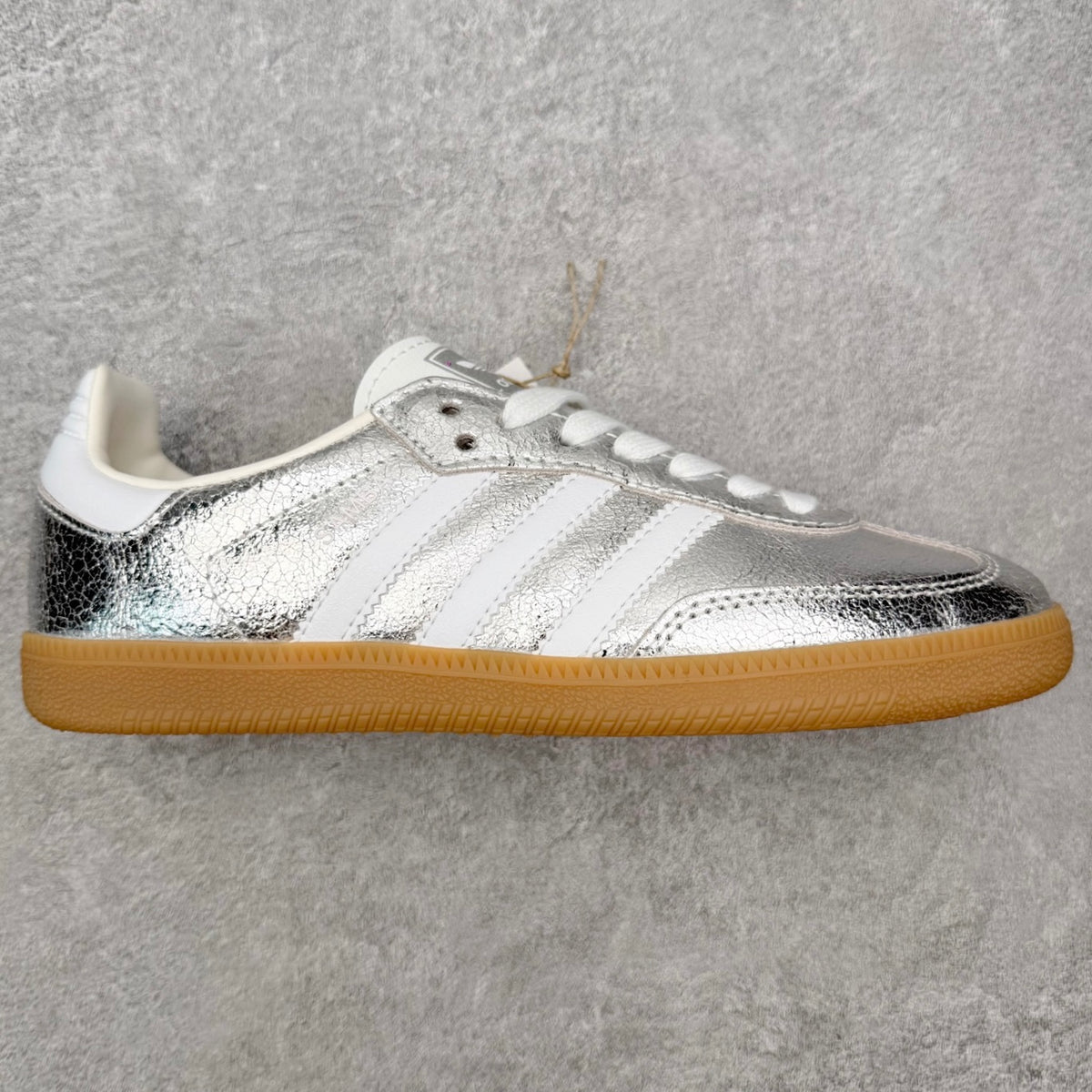 Adidas Samba OG Silver Metallic - vista lateral