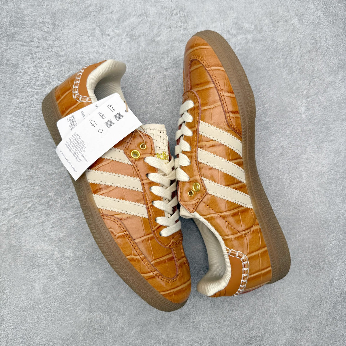 Adidas x Wales Bonner Samba OG Brown Croc - par