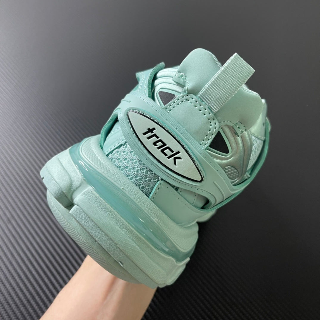 Balenciaga Track.2 Open verde - detalhe traseiro