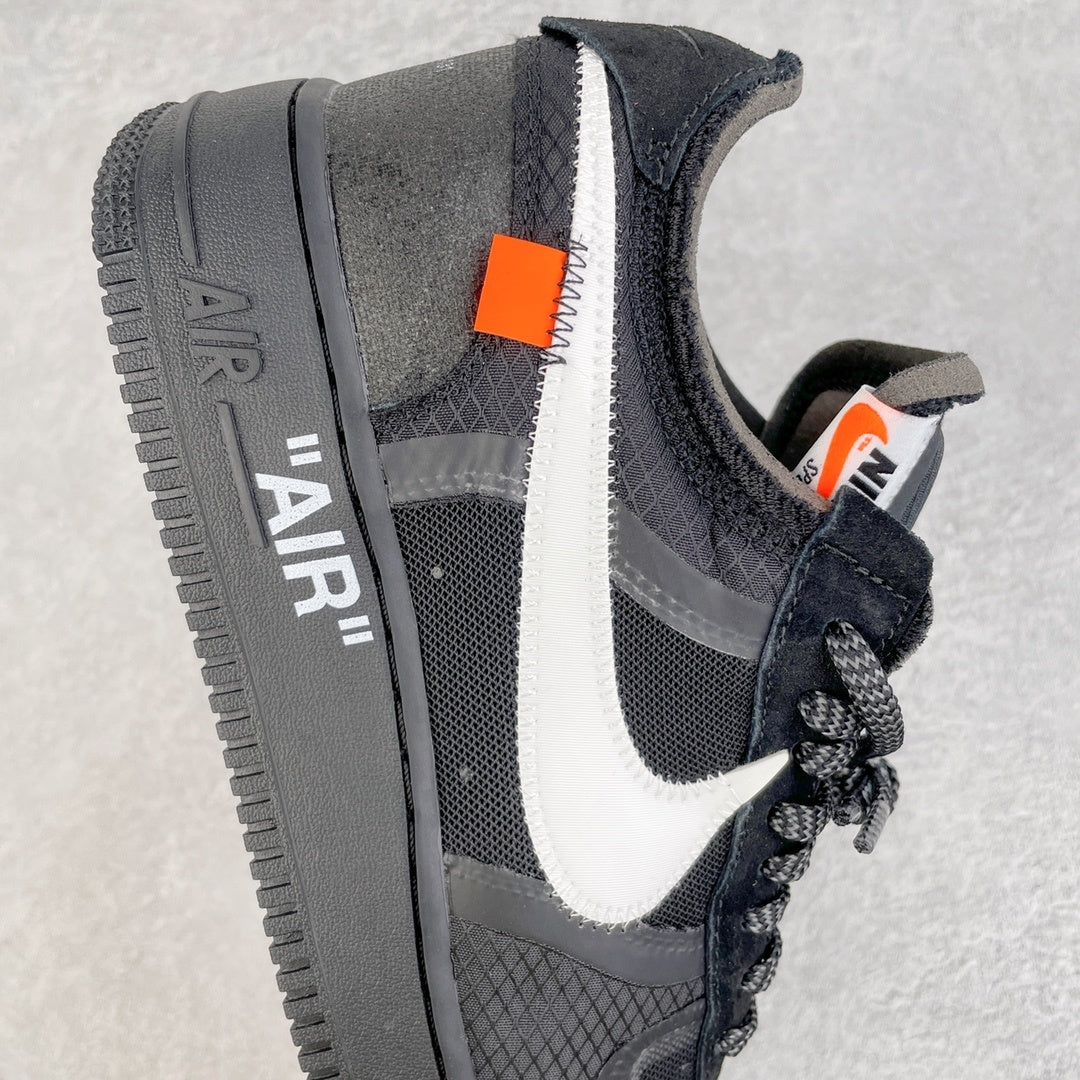 NIKE AIR FORCE 1 LOW x OFF WHITE BLACK - lateral oposta