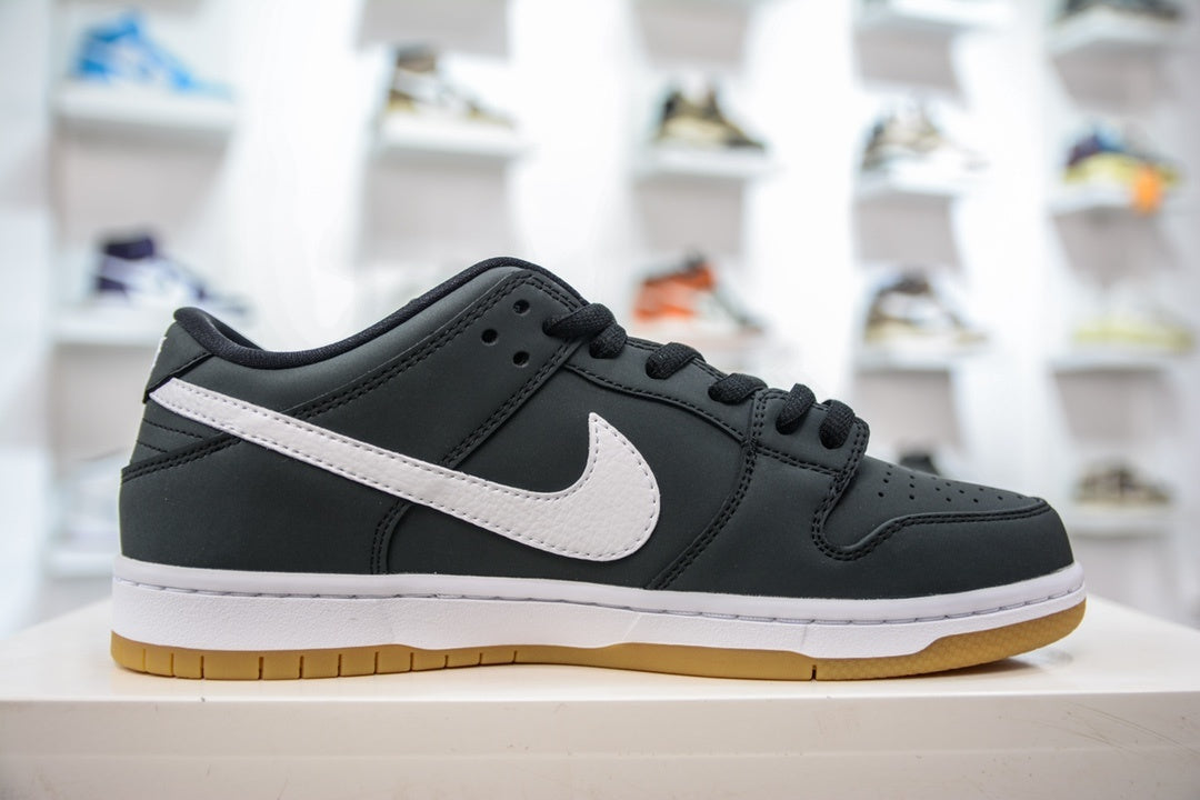 NIKE SB DUNK LOW PRO BLACK GUM - lateral