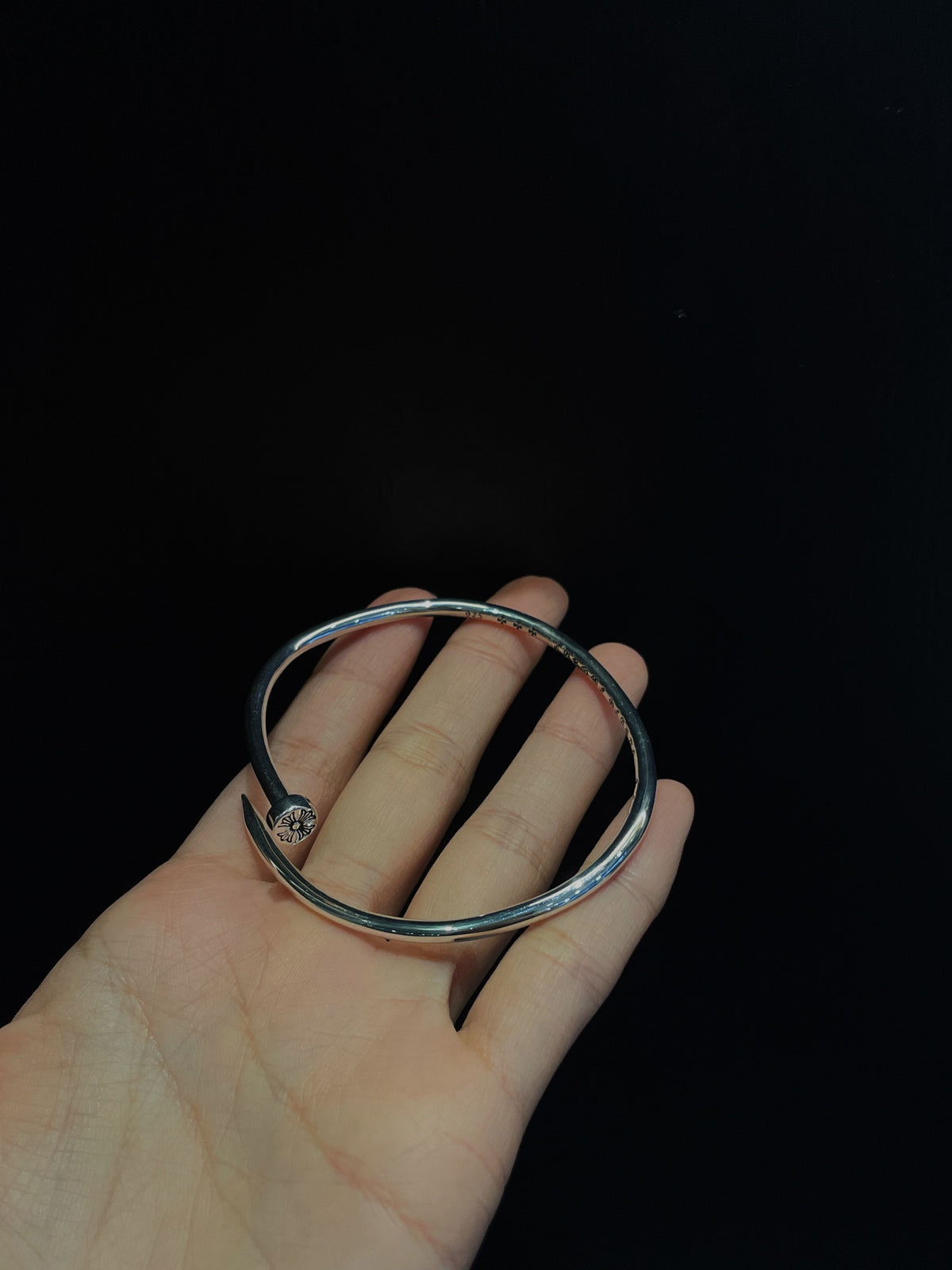 Chrome Hearts Flat Cross Nail Bangle - foto 4