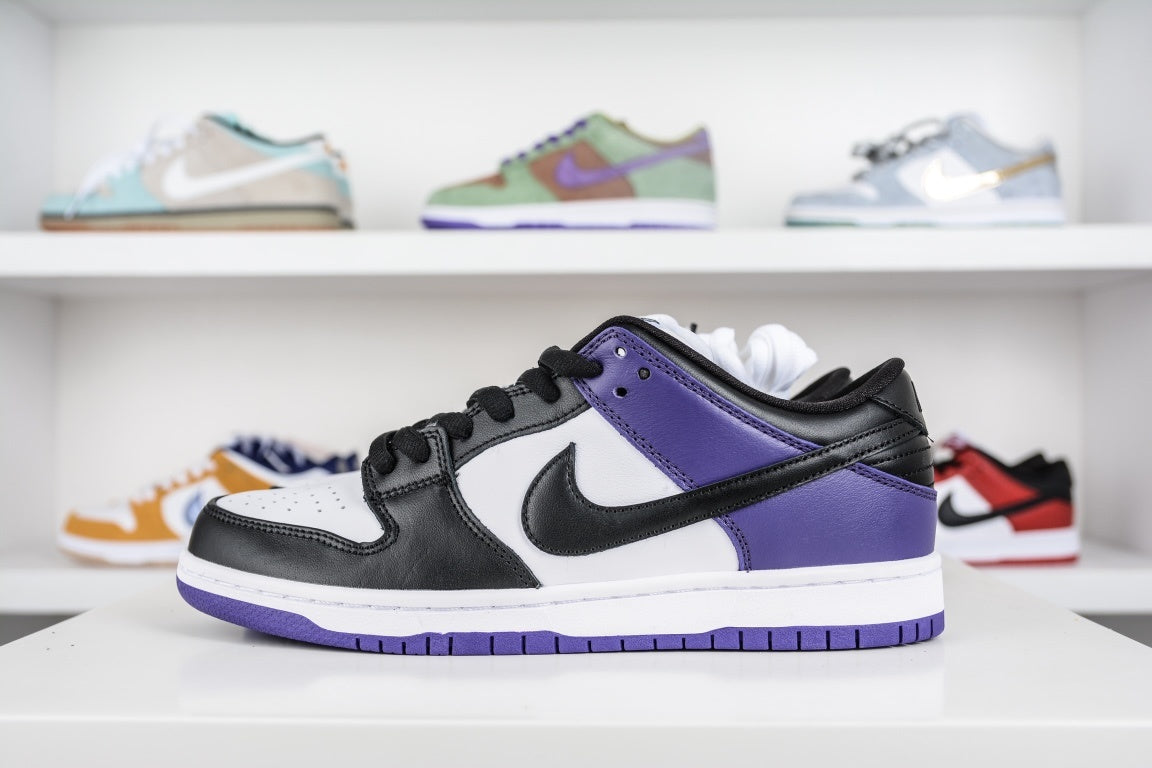 NIKE SB DUNK LOW COURT PURPLE - lateral oposta