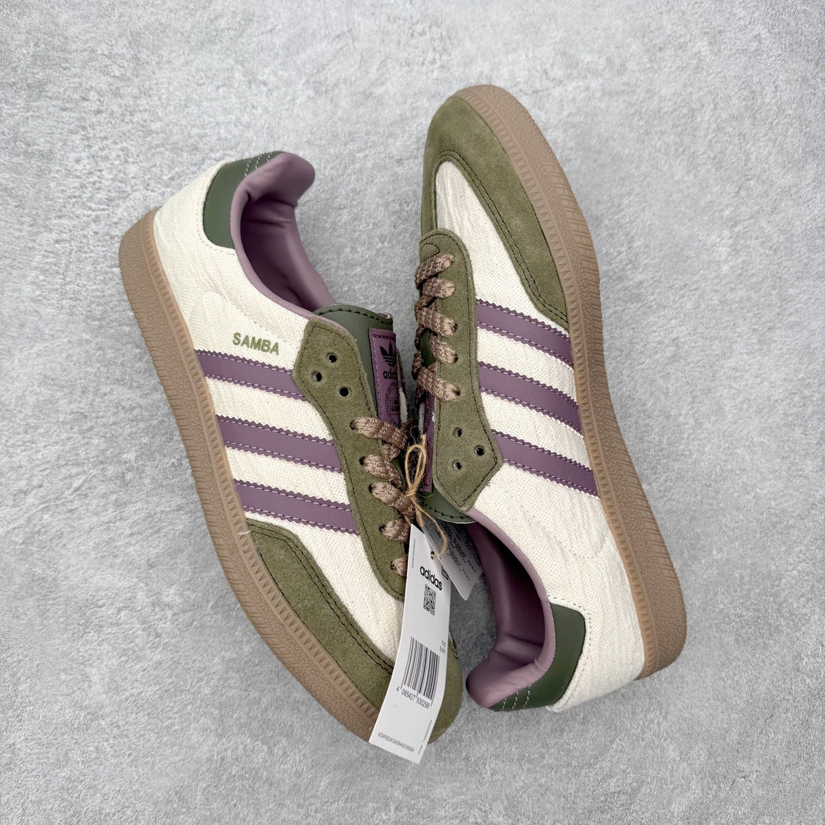 Adidas Samba OG 'Legacy Purple Olive Strata' - par