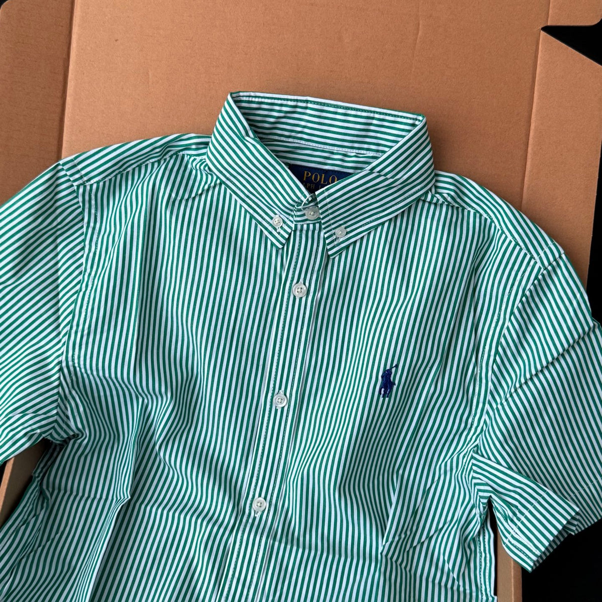 Camisa Social Manga Curta Polo Ralph Lauren