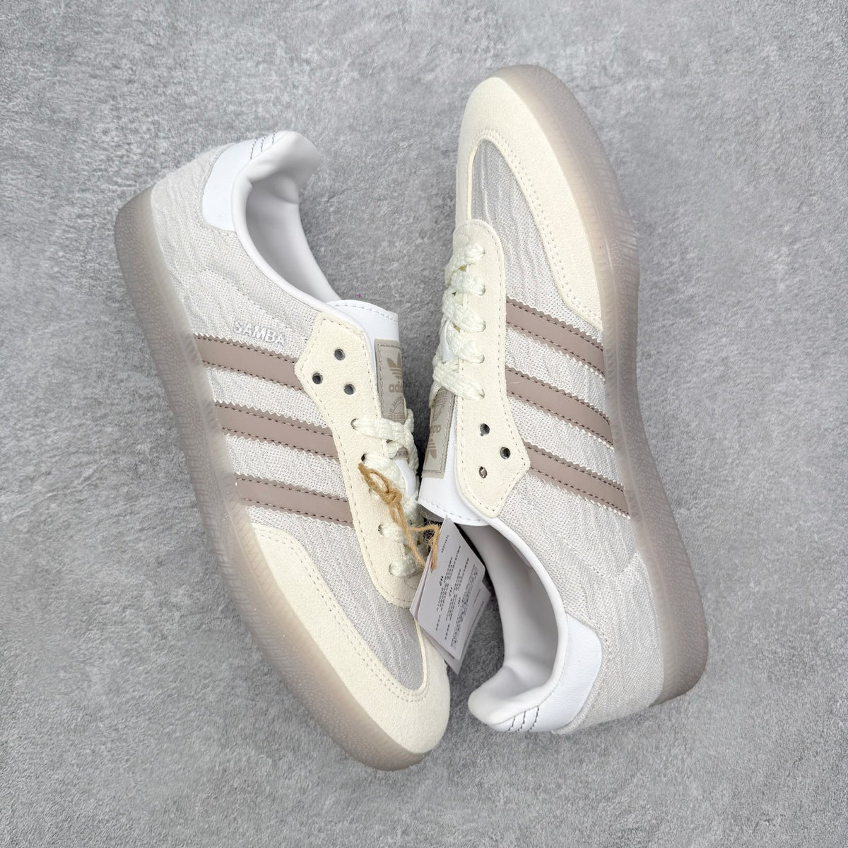 Adidas Samba OG 'Knit Pack Sand Strata' - par