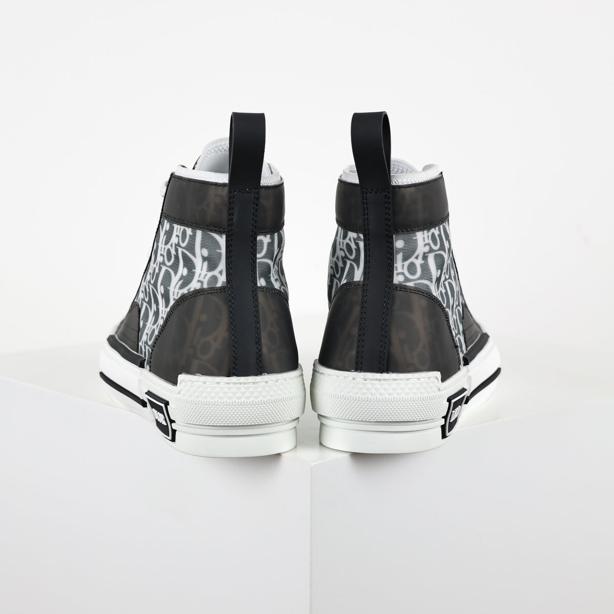 Dior B23 High preto e branco - vista traseira