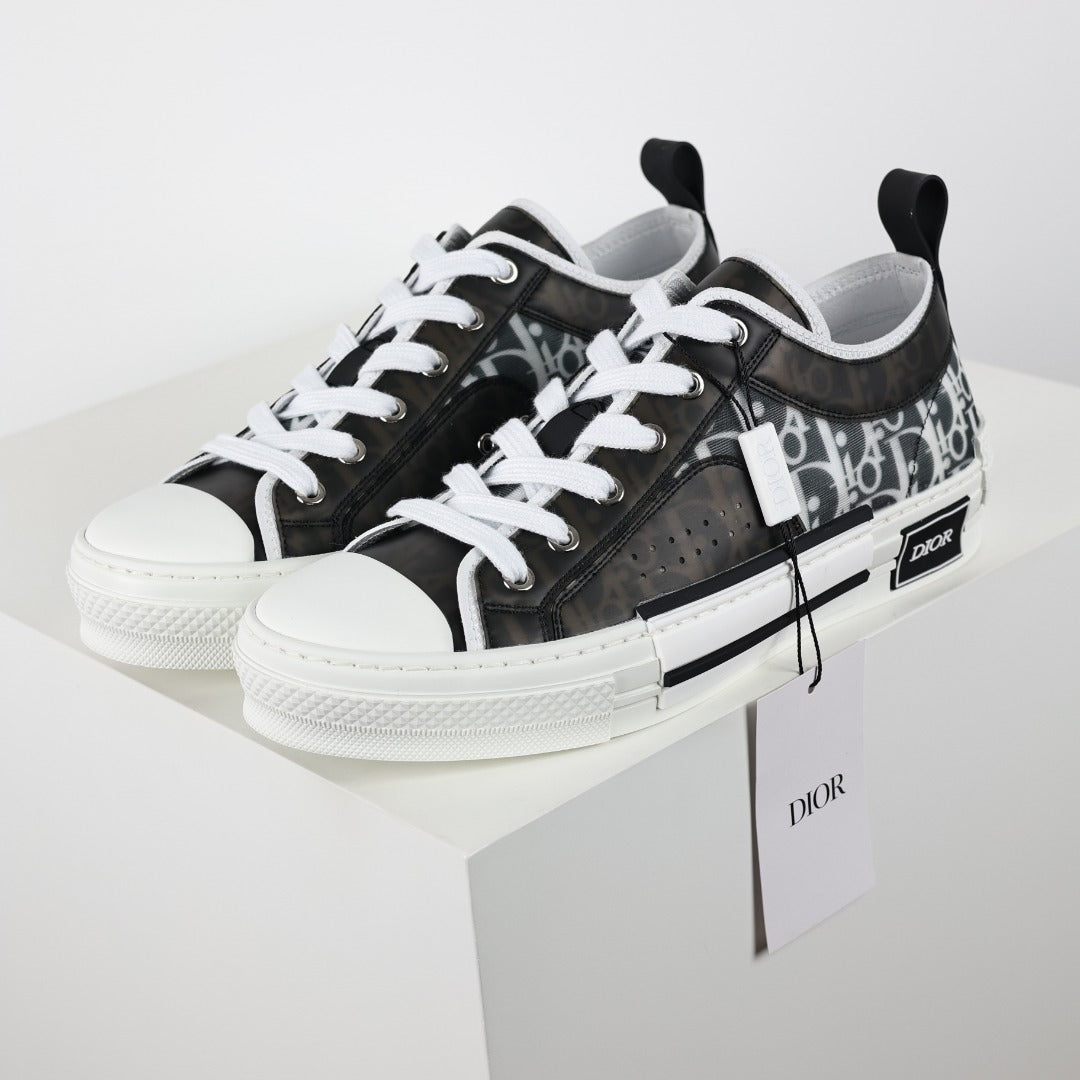 Dior B23 preto e branco - par em perspectiva