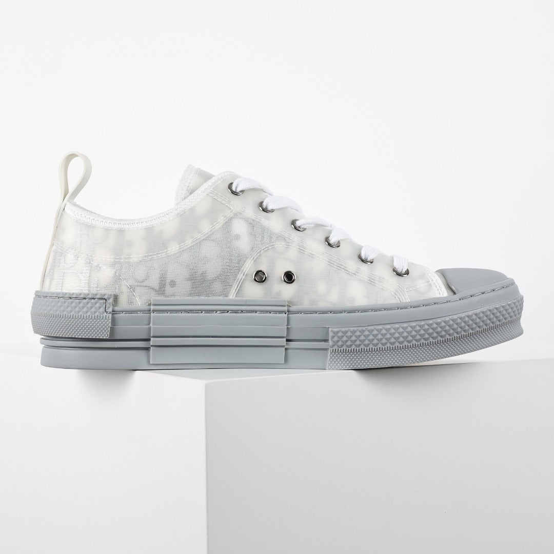 Dior B23 branco e cinza - vista lateral