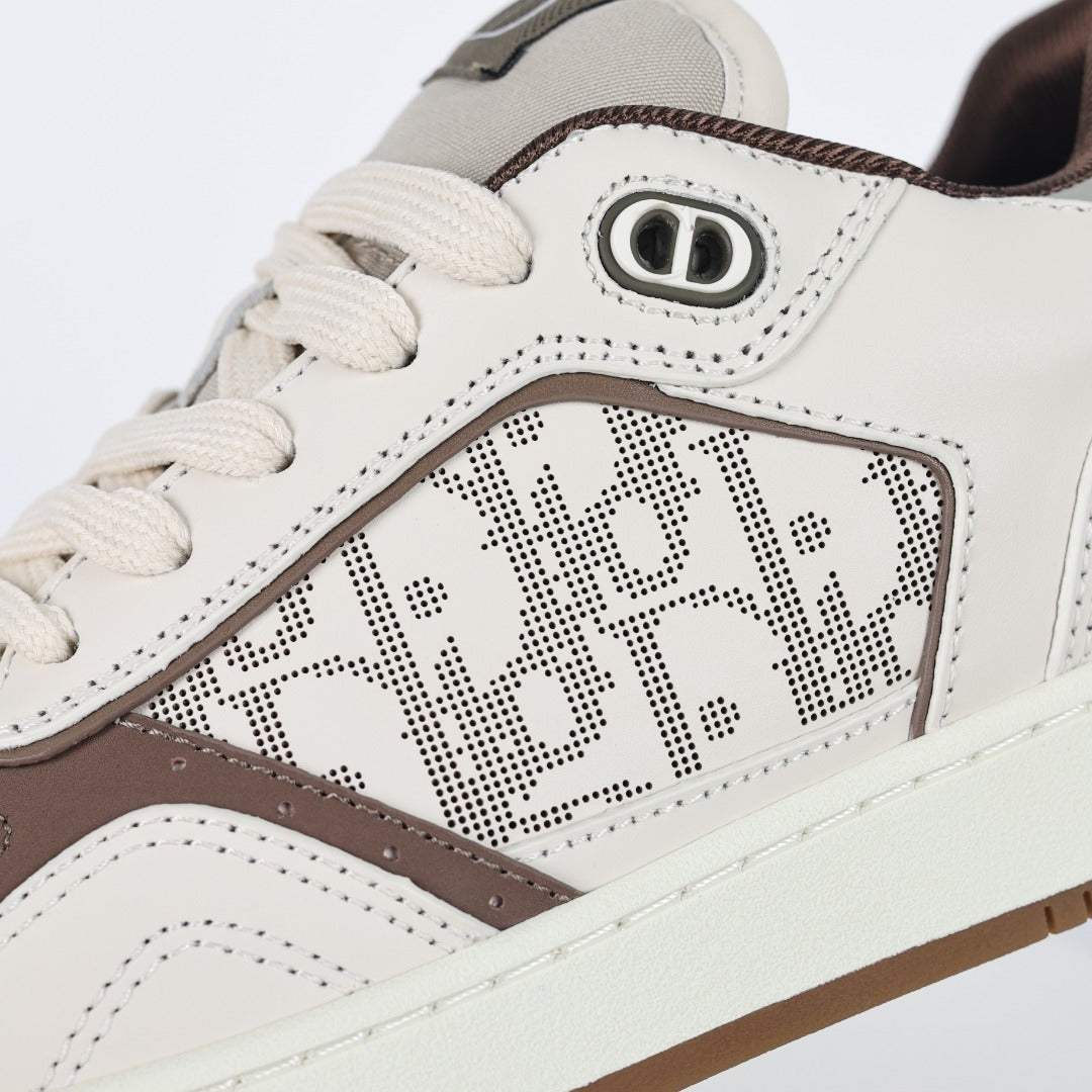 Dior B27 Uptown creme e marrom - detalhe do painel e acabamento