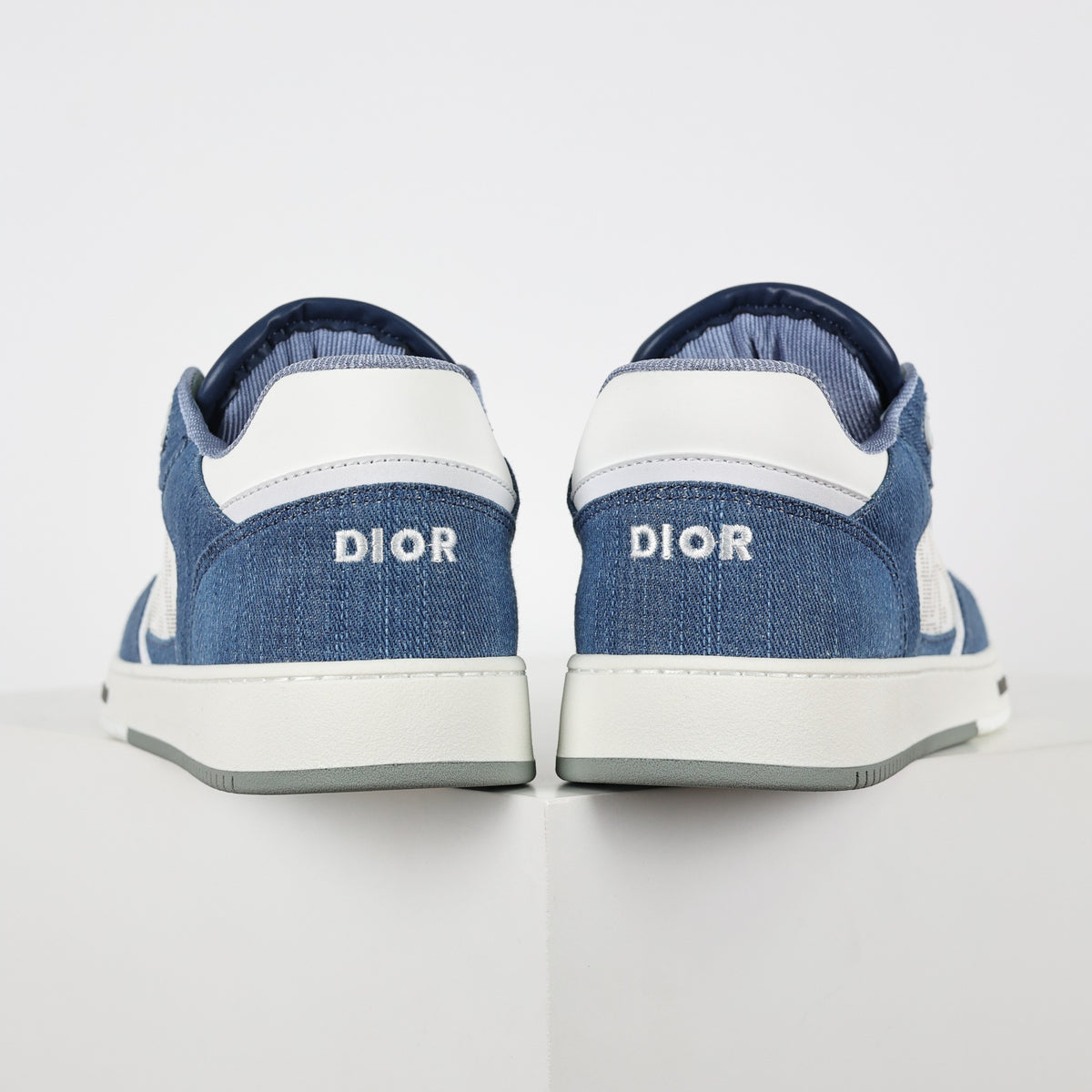 Dior B27 Uptown denim azul - vista traseira